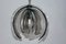 Lámpara colgante Artichoke vintage de vidrio transparente y ahumado de Carlo Nason para Mazzega, Imagen 23