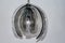 Vintage Clear and Smoked Sculptural Artichoke Glass Pendant by Carlo Nason for Mazzega, Image 22