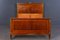 Art Nouveau Double Bed in Mahogany 2
