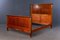Art Nouveau Double Bed in Mahogany 9