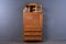 Brauner Vintage Sekretär aus Holz 4