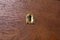 Vintage Brown Wood Secretary 30