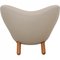 Vintage Pelikan Chair in Beige Fabric by Finn Juhl 3