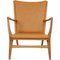 AP-16 Chair in Cognac Anilin Leather by Hans Wegner, 1970s 1