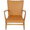 AP-16 Chair in Cognac Anilin Leather by Hans Wegner, 1970s 9