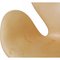 Vintage Swan Chair in Patinated Natural Leather by Arne Jacobsen, 2000s 9