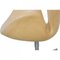 Vintage Swan Chair in Patinated Natural Leather by Arne Jacobsen, 2000s 10