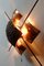 German Brutalist Copper and Iron Wall Lamp, 1960s 6