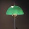 Lámpara de pie ajustable vintage con pantalla verde de Stilux Milano, años 60, Imagen 4