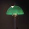 Lámpara de pie ajustable vintage con pantalla verde de Stilux Milano, años 60, Imagen 2