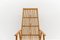 Wood and Rattan Rocking Chair from Deutsche Werkstätten Hellerau, 1960s 9