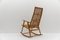 Wood and Rattan Rocking Chair from Deutsche Werkstätten Hellerau, 1960s 6