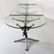 Mesa de reuniones extensible llamada Burdick Group System Table de acero y aluminio con superficie de vidrio de Bruce Burdick para Herman Miller, años 80, Imagen 6