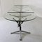 Mesa de reuniones extensible llamada Burdick Group System Table de acero y aluminio con superficie de vidrio de Bruce Burdick para Herman Miller, años 80, Imagen 8