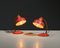 Lampes de Bureau avec Éclairage Directionnel, Italie, 1950s, Set de 2 3