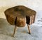 19th Century French Provincial Elm Chopping Block Table, France 7
