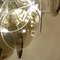 Smoked Glass Disc Chrome Chandeliers from Vistosi, Italy, 1970s, Set of 2, Image 2