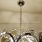 Smoked Glass Disc Chrome Chandeliers from Vistosi, Italy, 1970s, Set of 2, Image 7