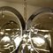 Smoked Glass Disc Chrome Chandeliers from Vistosi, Italy, 1970s, Set of 2, Image 5
