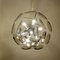 Smoked Glass Disc Chrome Chandeliers from Vistosi, Italy, 1970s, Set of 2, Image 8