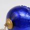 Vintage Cobalt Blue Mercury Glass Cluster of Kugel Fruit Shaped Grapes as Hangin, Image 4