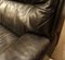 Black Leather Sofa from de Sede, 1980s 3