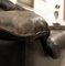Black Leather Sofa from de Sede, 1980s 9