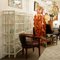 Lacquered Canework Shelves in Bamboo and Glass, Italy, 1980s, Set of 2 2