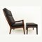 Set of Senator Hijack Lounge Chair and Ottoman by Ole Wanscher for Cado, 1960s 1