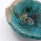 Turquoise Decorative Ceramics by N. Lebrun for Fond d'Atelier, Belgium, 1970s, Set of 6, Image 4