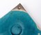 Turquoise Decorative Ceramics by N. Lebrun for Fond d'Atelier, Belgium, 1970s, Set of 6, Image 11