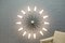Grande Lampe Sputnik Mid-Century en Verre et Laiton à 14 Lampes 5