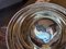 Biedermeier Becher mit Deckel aus handbemaltem Glas 5
