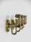 Kleiderbügel aus Messing, Italien, 1970er, 7 . Set 2