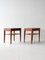 Tables de Chevet par Severin Hansen pour Haslev Møbelsnedkeri, Danemark, 1960s, Set de 2 4