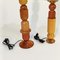 Sculptural Italian Cocoon Table Lamps, 1970s, Set of 2 14