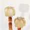 Sculptural Italian Cocoon Table Lamps, 1970s, Set of 2 4