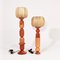Sculptural Italian Cocoon Table Lamps, 1970s, Set of 2 2