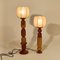 Sculptural Italian Cocoon Table Lamps, 1970s, Set of 2 6