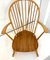 Mid-Century Windsor Grandfather Schaukelstuhl aus Holz, Lucian Ercolani für Ercol zugeschrieben, England, 1960er 4