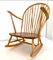 Mid-Century Windsor Grandfather Schaukelstuhl aus Holz, Lucian Ercolani für Ercol zugeschrieben, England, 1960er 13