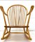 Mid-Century Windsor Grandfather Schaukelstuhl aus Holz, Lucian Ercolani für Ercol zugeschrieben, England, 1960er 2