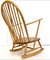 Mid-Century Windsor Grandfather Schaukelstuhl aus Holz, Lucian Ercolani für Ercol zugeschrieben, England, 1960er 9