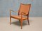 Armchair in Walnut and Leather by Hans Asplund for Nordiska Kompaniet, 1955 7