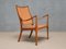 Armchair in Walnut and Leather by Hans Asplund for Nordiska Kompaniet, 1955 8