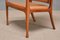 Armchair in Walnut and Leather by Hans Asplund for Nordiska Kompaniet, 1955 12