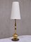 Tall Brass Table Lamp by Henrik Blomqvist for Tranås Stilarmatur, Sweden, 1960s 5