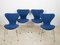 Sillas serie 7 3107 de Arne Jacobsen para Fritz Hansen, 1993. Juego de 4, Imagen 14