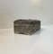Vintage Jewelry Box in White Metal, 1980s, Image 7
