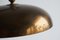 Lampe de Bureau en Laiton Patiné, Italie, 1950s 7